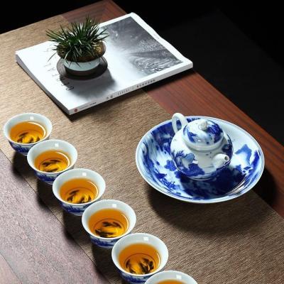 BỘ ẤM CHÉN VẼ TAY SƠN THỦY